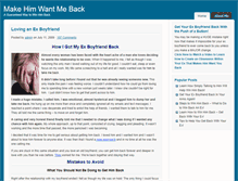 Tablet Screenshot of makehimwantmeback.com